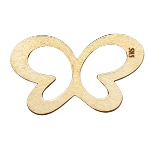 Mariposa de oro de 14 quilates