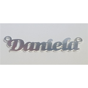 Name plate Daniela, 925 sterling silver - Img 2