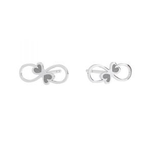 par de tortitas infinitas de plata 925