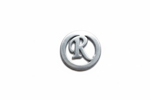 plata de ley 925 letra R