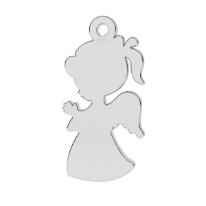 plata de ley 925 niña ángeles encanto