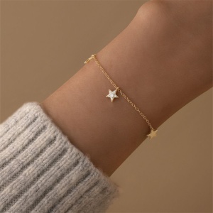 pulsera de plata 925 bañada en oro17 +3 cm - Img 4