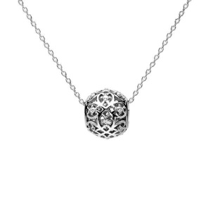 Rhodium-plated 925 silver charm, model 3, 9.3 mm - Img 2
