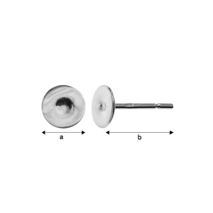 Tortiță argint 925, 11 mm