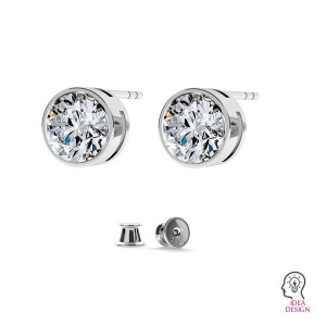 925 silver earring post - Img 2
