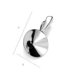 Agățătoare pandant argint 925, 20 x 12 mm