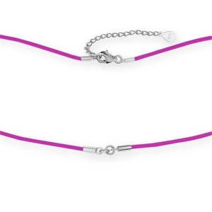 base de collar con elementos de plata de ley 925 para eslabón 41 + 3,8 cm  - Img 2