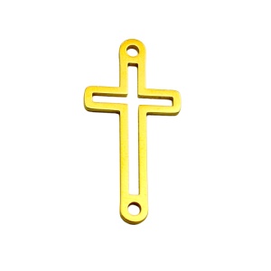 Cruz de oro de 14 quilates 18,87 mm