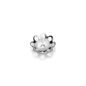 distantier floare, argint .925 6x0.7 mm - Img 2