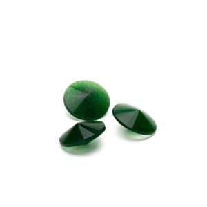 Gavbari rivoliers 12 mm jadeit verde