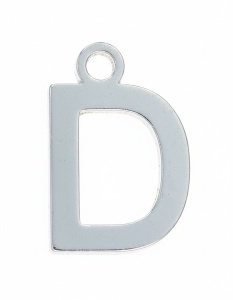 Letra , colgante plata 925