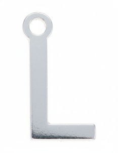 Letra , colgante plata 925 - Img 2