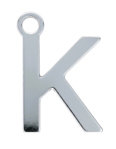 Letra , colgante plata 925