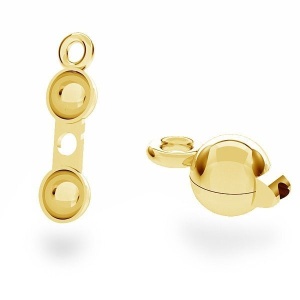 Nudo chapado en plata 925 chapado en oro