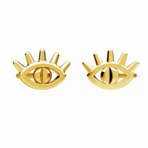 Par de pendientes de plata 925 tortita el ojo del profeta