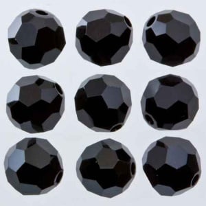 perlas redondas preciosas 4 mm azabache