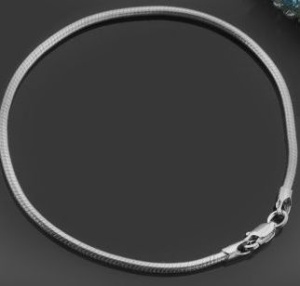 Pulsera tipo Pandora plata 925, 19 cm