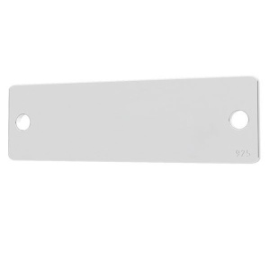 Tag, 925 sterling silver, 23 x 7 mm - Img 3