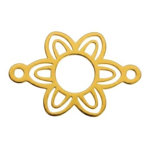 14k gold link 14.55 mm  - Img 2