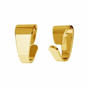 Accesorio colgante de plata de ley 925 bañado en oro