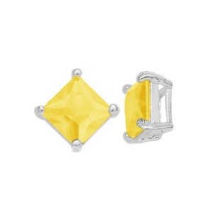 Accesoriu argint 925 cu zircon galben