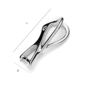 Agățătoare pandant argint 925, 15,5 x 7,5 mm - Img 2