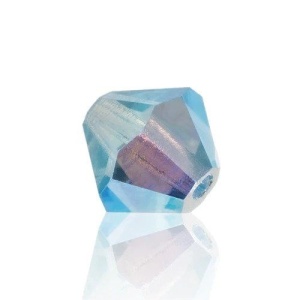 bicónico 4 mm precioso aqua ab