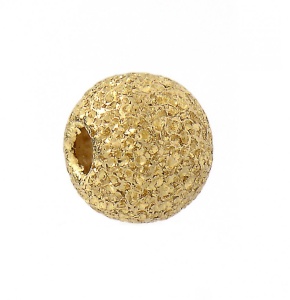 bola de oro 14k 2,5 mm polvo de estrellas oro 585 oro 2,5 mm