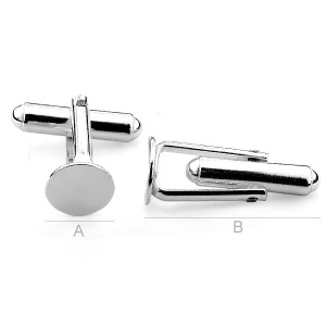 Buton argint 925, 23 mm - Img 1