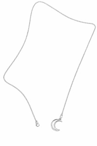 cadena de plata 925 para eslabón de luna 45 cm  - Img 3