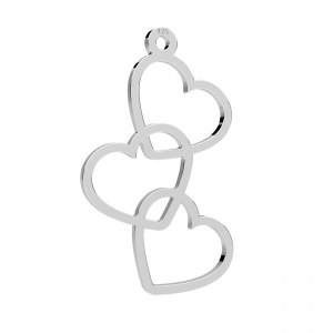 Colgante corazón de plata 925