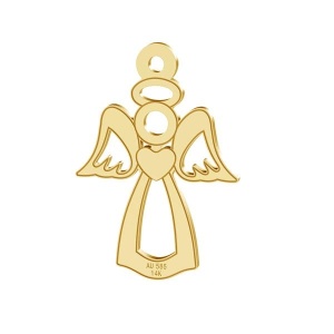 Ingeras aur 14k placat cu aur de 18k