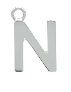 Letra , colgante plata 925