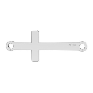 Link cruce, argint 925 21,5 mm - Img 2