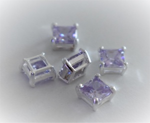 link silver 925 - LIGHT AMETIST colour  - Img 1