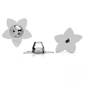 Llavero pendientes silicona plata 925