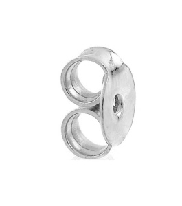 Mariposas de plata de ley 925, 7,5x 5 mm - Img 2