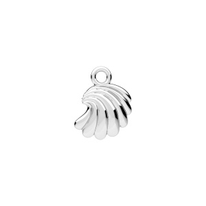 Pandant scoica, argint 925; 9,7x12,1 mm