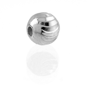 Plata de ley 925 luna bola 2,5 mm