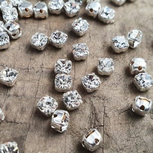 Preciosa chaton montée ss19 4.4 mm Crystal AB - Img 5
