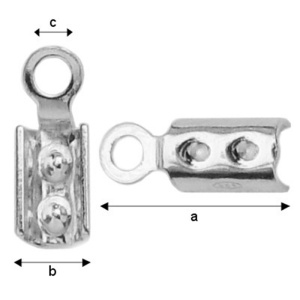 .925 sterling silver ending marked code ag013 - Img 2