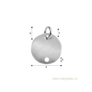 banut argint 925 10 mm - Img 2