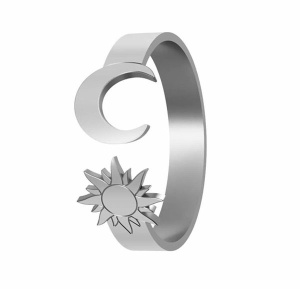 Base de plata 925 soaresi moon ring