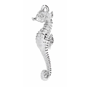 Caballito de mar de plata de ley 925