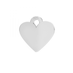 charm corazón plata 925