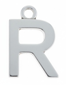 Colgante Letra R plata 925 - Img 2
