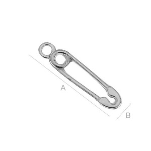 Colgante plata 925, 15,8 x 3,7 mm - Img 2