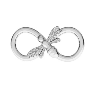 eslabón infinito de plata 925