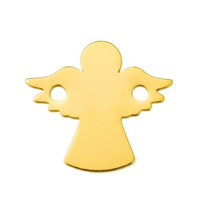 ingeras de oro de 14 quilates chapadas en oro de 18 quilates