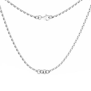 lant pentru link 41 cm argint 925 - Img 1